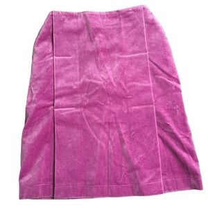 Fountain mountain pink velvet pencil skirt women’s size 12